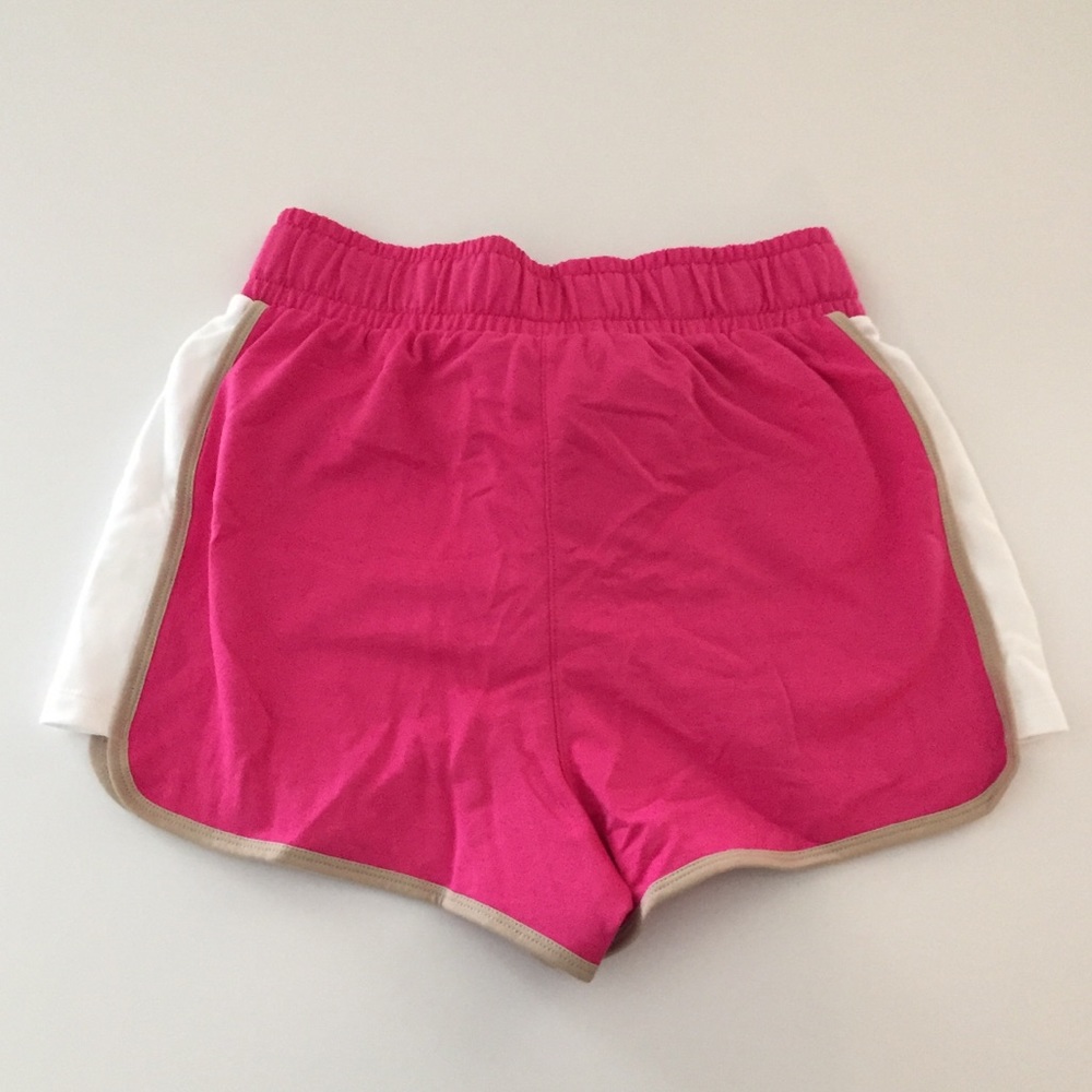 Hot Pink Gym Workout Boxing Shorts Elastic Tie Clip Sports Gear New NWT - Picture 7 of 8